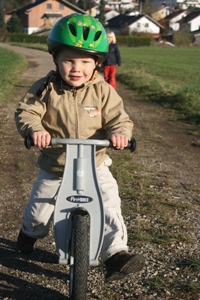 Wandern mit dem Laufrad